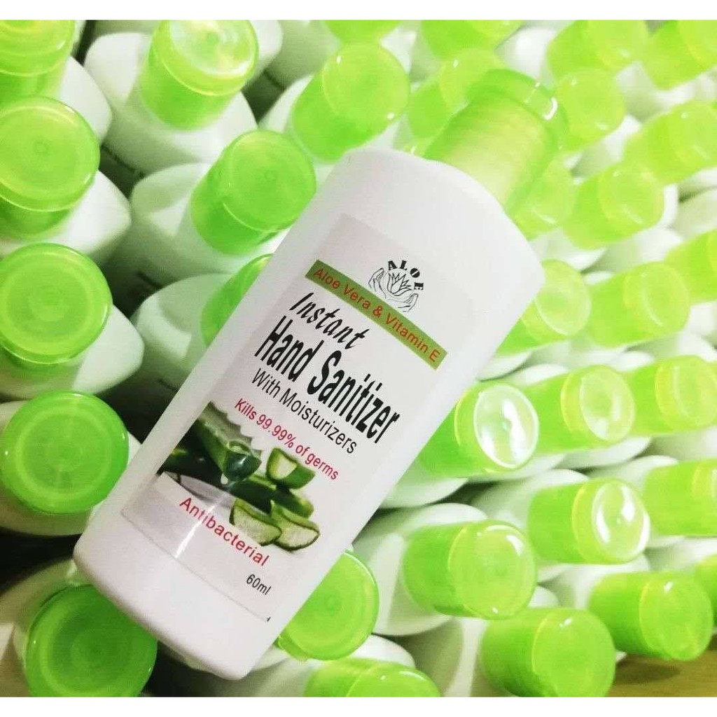 ALOE Instant Antibacterial Hand Sanitizer with Moisturizers (60ML ...