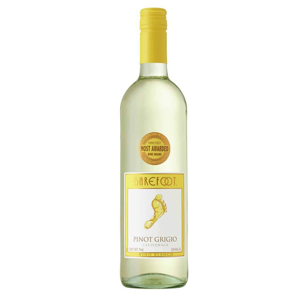 Barefoot Pinot Grigio White Wine 750ml | Shopee Singapore