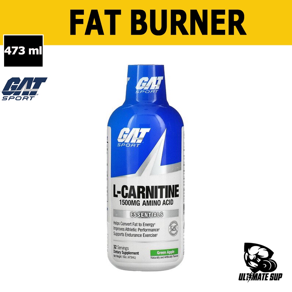 GAT LCarnitine, Amino Acid To Support Weight Loss, Improve Performance, 1500mg, 16 oz, 473ml