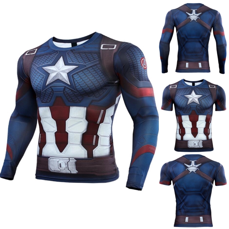 Captain America T Shirt Men
