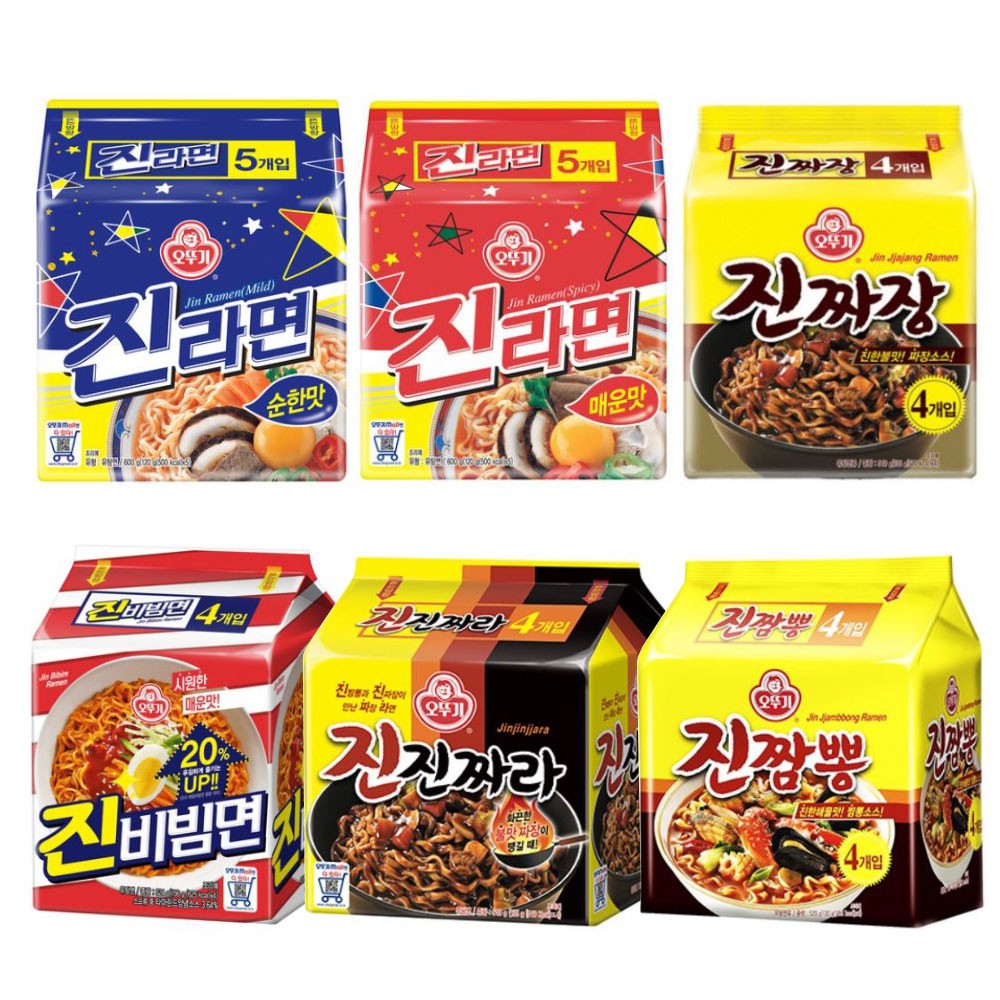 [Ottogi] Jin Ramen Bundle, Ramyeon, Ramyun, KOREA Food, Korean Popolar ...