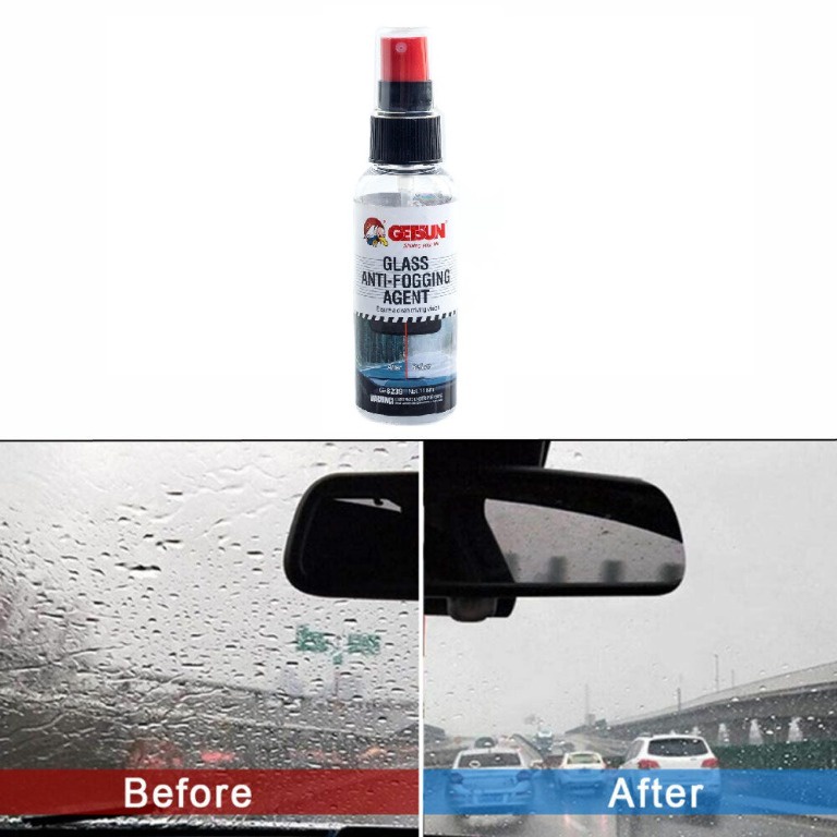 GETSUN Vehicle Car Window Mirror Glass AntiFogging Spray (118ml