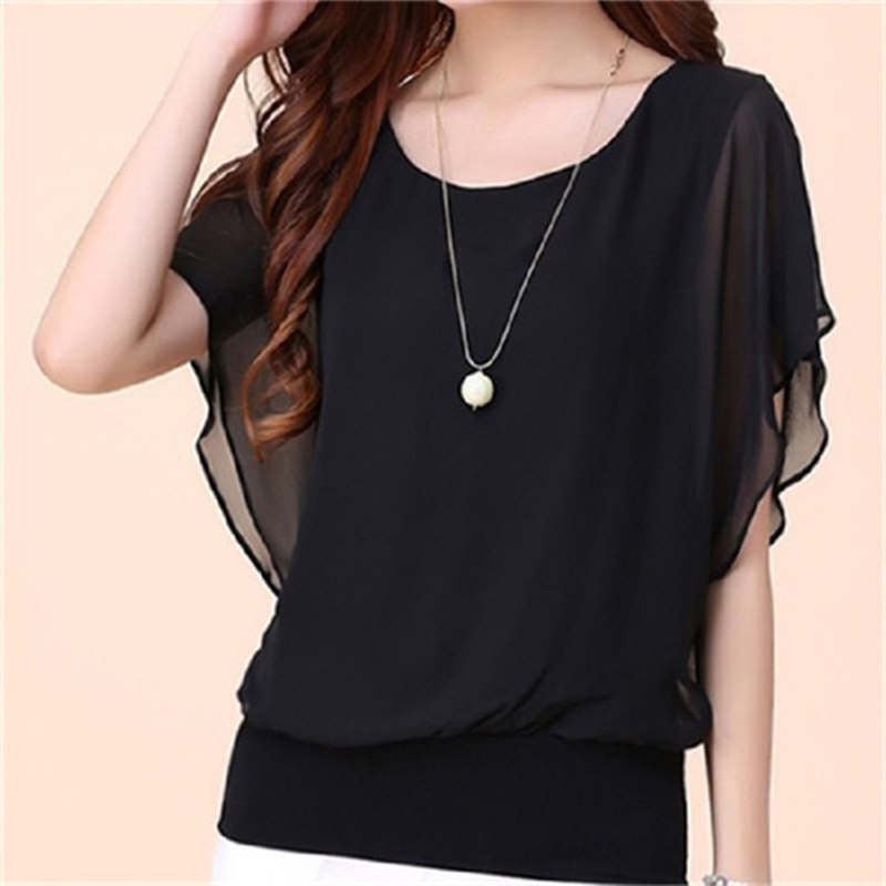 Summer New Women Tops Large Clothes Short Sleeve T-shirt for Woman ...