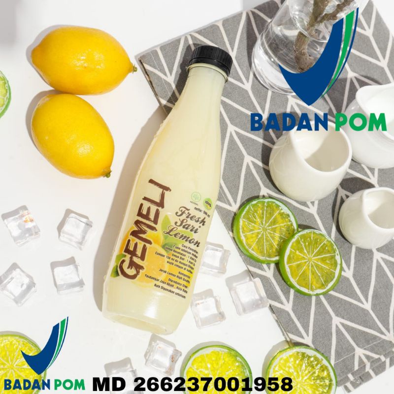 Sari Lemon Gemeli Murni California 500ml - Gambar 3