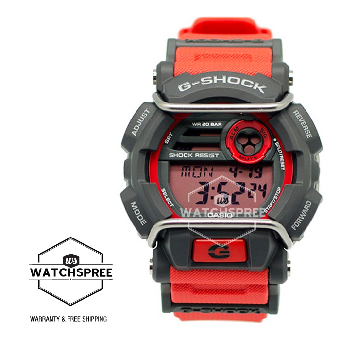 Casio G Shock Standard Digital Red Resin Watch GD400 4D GD 400 4D Shopee Singapore