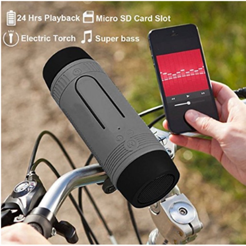 Zealot S1 Bluetooth Bicycle Speaker 4000mAh Power Bank Portable ...