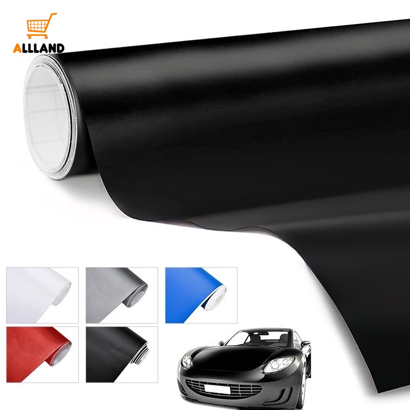 Satin Matte Brushed Car Sticker/Black Red Gray Foil Auto Matte Vinyl Wraps Film/ Vehicle Sticker Decal 10x100cm 30x100cm
