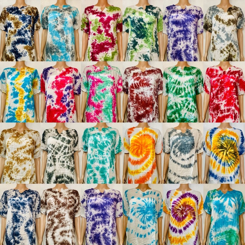 TieDye/Dashiki/Batik/Bohemian/Indian Shirt (Unisex) Shopee Singapore