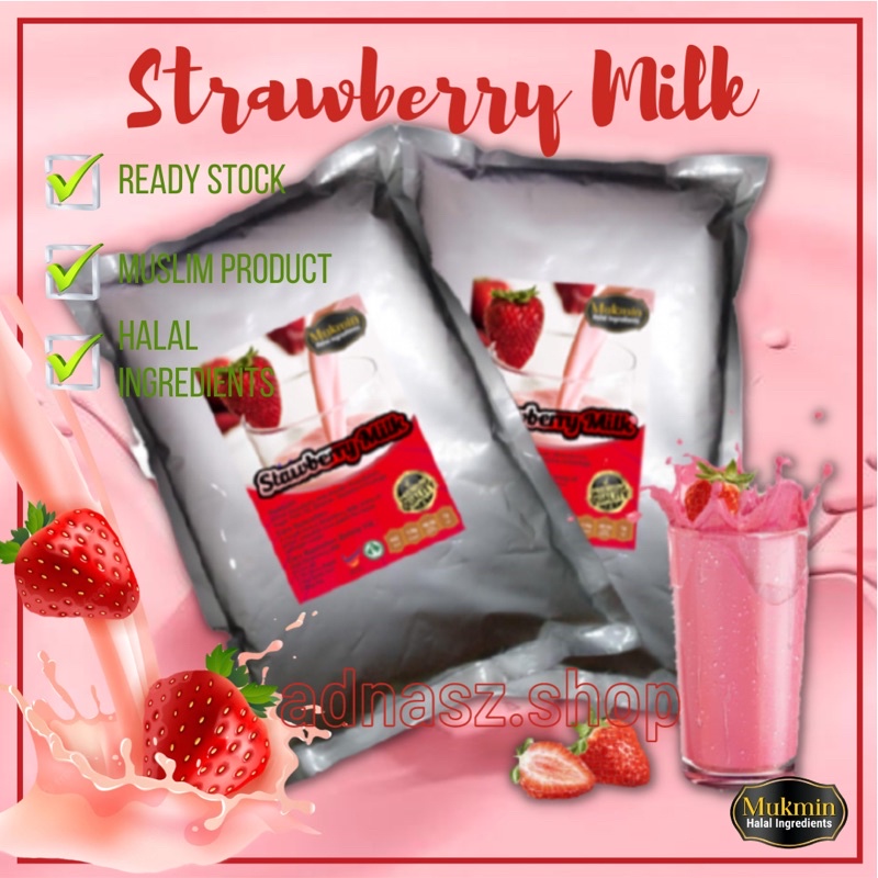 Strawberry Milk Balang Water Powder – 1kg | Shopee Singapore