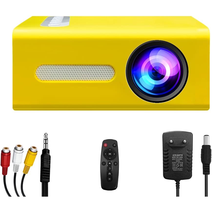 ANLION Pro projector portable mini projector compatible with USB HDMI ...