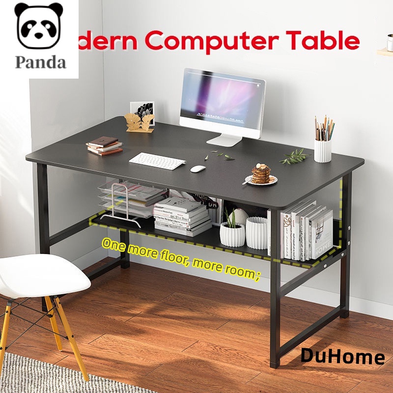Maydear 47" Bamboo Writing Desk Multipurpose Table, Modern - View #11