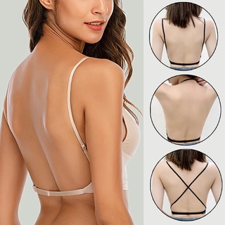 Women's Low Back Bra Lace Glossy U Shape Backless Bra wear with Low Back  Dresses 