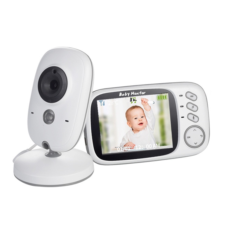 3.2 inch Wireless Video Color Baby Monitor High Resolution Baby Nanny ...