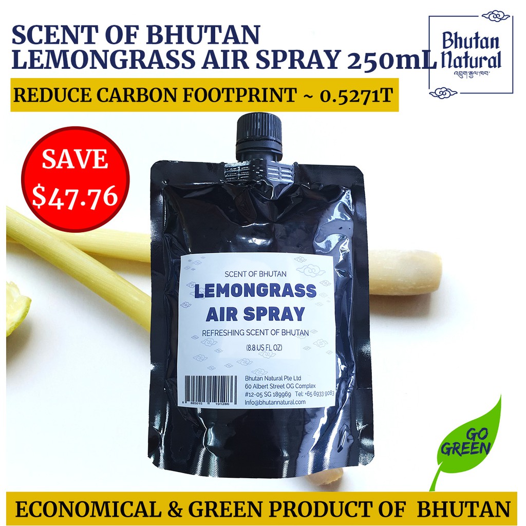 Organic Lemongrass Store Natural Bhutan Lemongrass Air Spray Refill