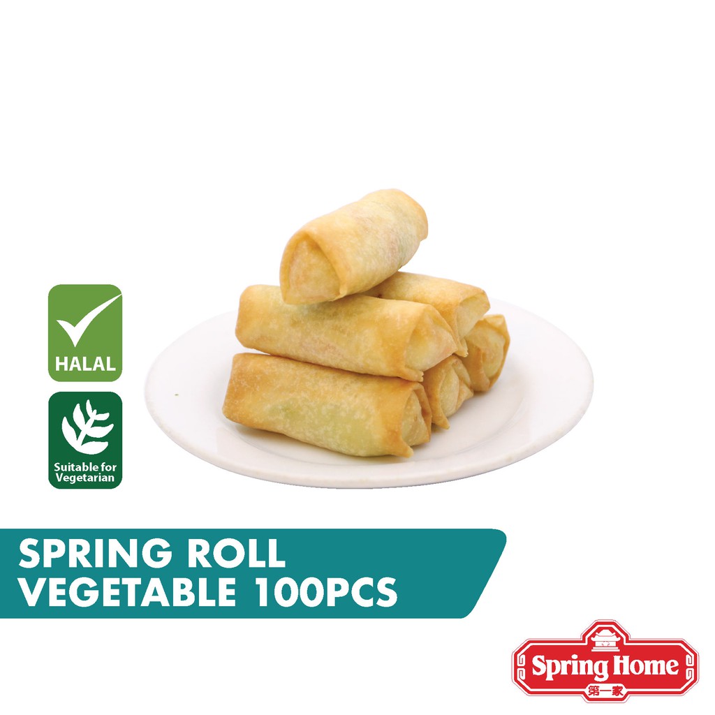 Spring Home Vegetable Spring Roll (100pcs) | Shopee Singapore