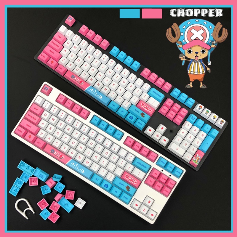 [Local Ready] One Piece Keycap Tony Chopper PBT cherry profile dye sub ...