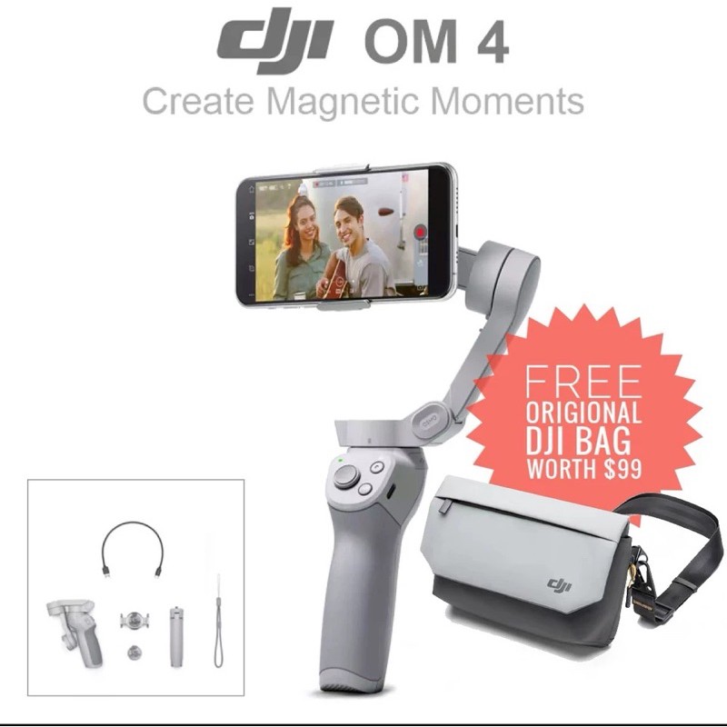 DJI OM4 - Osmo Mobile 4 | Shopee Singapore