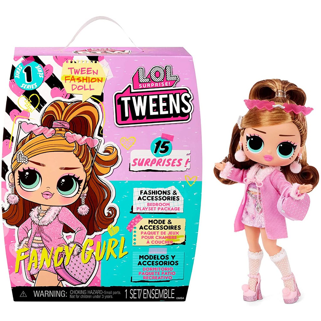 L.O.L Surprise LOL Surprise Tweens Fashion Doll Fancy Gurl with 15 Surprises