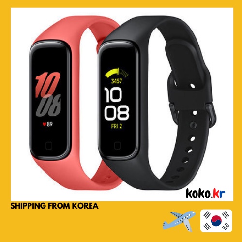 SAMSUNG Galaxy Fit 2 Smart Band Black Scarlet SM R220 Fitness 2