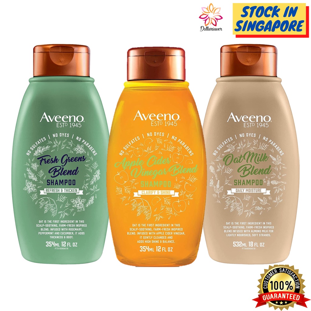 Aveeno Apple Cider Vinegar Shampoo / Conditioner for Oily or Dull Hair