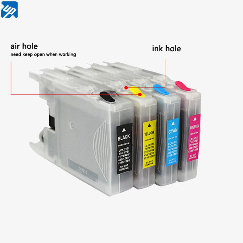 Refillable Ink Cartridges for Brother MFCJ425W J430W J435W J625DW