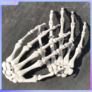Halloween Plastic Skeleton Hands Realistic Fake Human Hand Bone Party  Decoration