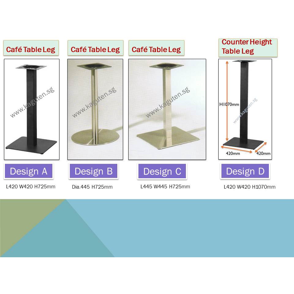 [ KAGUTEN ] CAFE Mild Steel Table Leg ,Restaurant table leg, cafe table