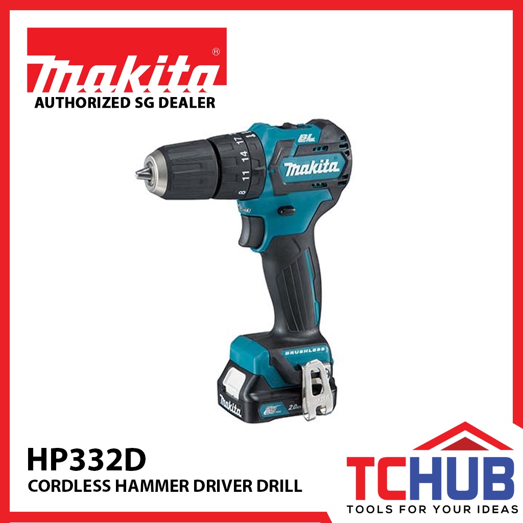 [Makita] HP332D Cordless Hammer Driver Drill Shopee Singapore