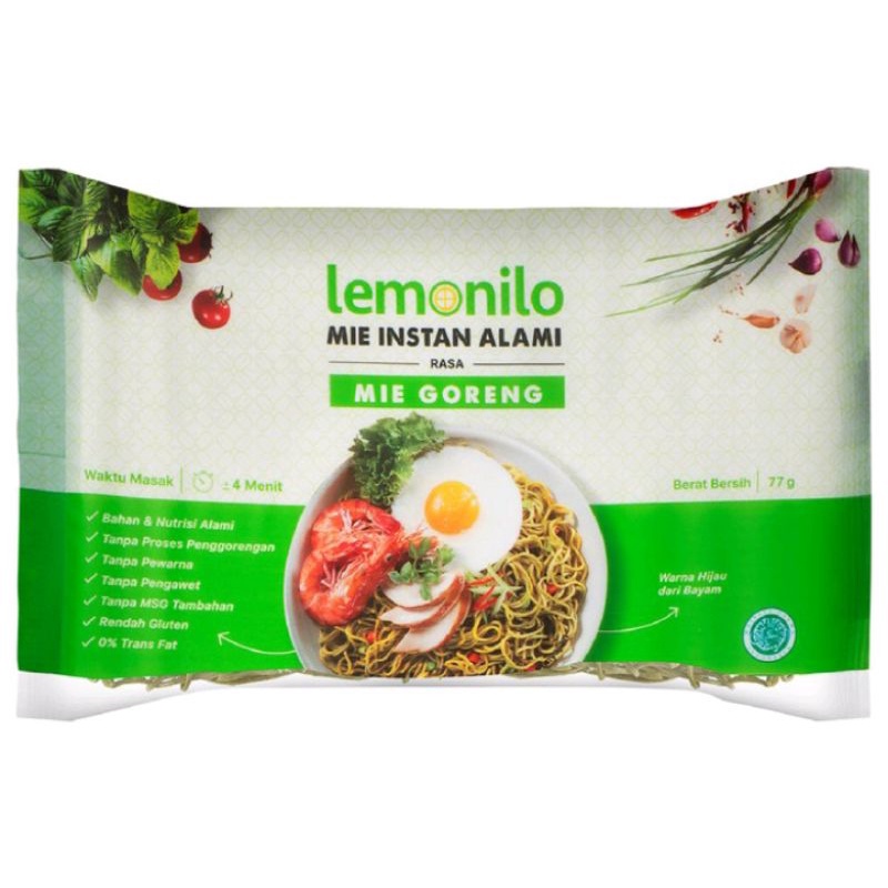 Lemonilo Fried Instant Noodles Spinach Fried Noodles Filled with 10Pcs ...