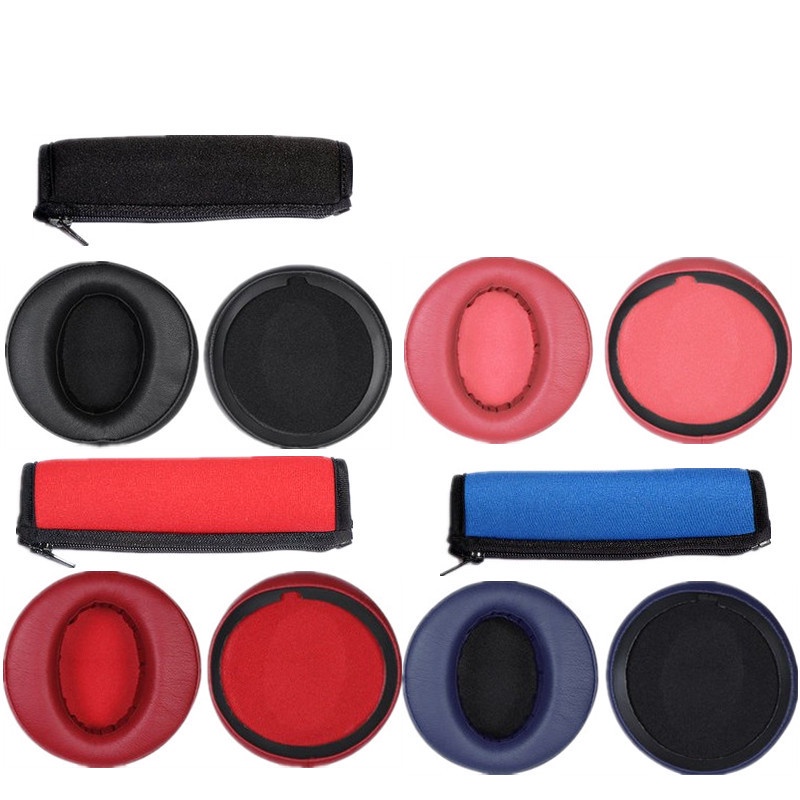 Protein Leather Replacement Ear Pads Headband Earpad Cushion For Sony