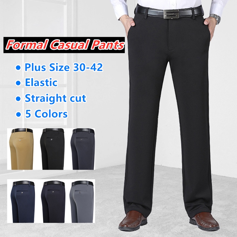 Man Straight Pants 6Pocket Cargo Pants Plus size 30-42 Outdoor Sports Pants