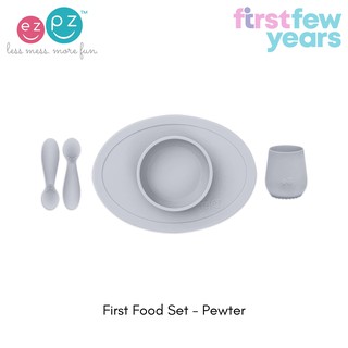 ezpz - First Foods Set (Pewter)