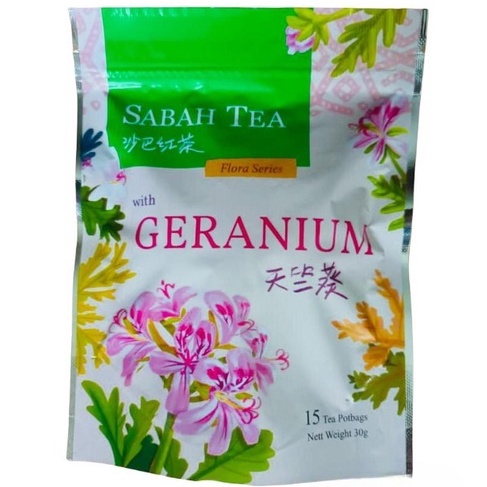 Sabah Tea: Flora Series With Geranium Geranium Tea Tea Bag | Shopee ...