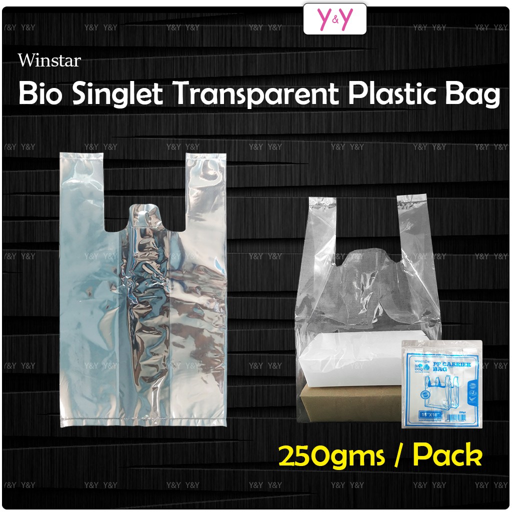 Winstar - Bio Plastic Bag / PP Singlet Transparent Plastic Bag / Clear ...