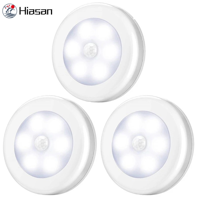 [Free Shipping] Upgraded Version Motion Sensor Light /6 LEDS Wireless ...