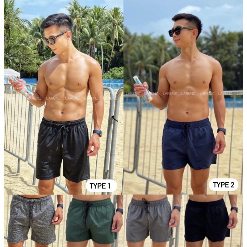 [Local] Sport Shorts/ Casual / Pants / Sport Wear/Running/ Drawstring/Men