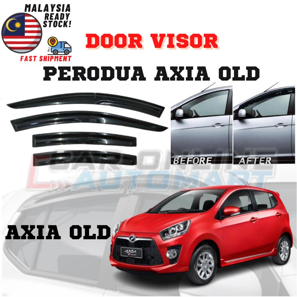 FOR ~ PERODUA AXIA OLD DOOR VISOR SMALL / MUGEN (4 PCS)