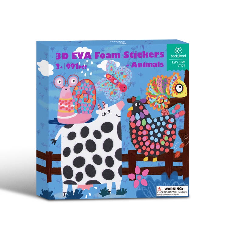 Foam Crafts Activity Items, Foam Stickers Animals