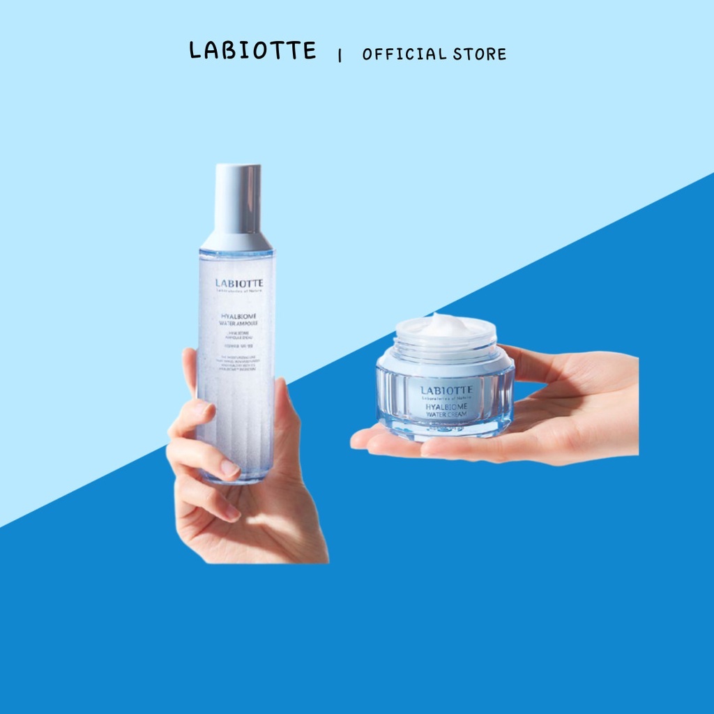 LABIOTTE Korean cosmetic brand HYALBIOME SET AMPOULE 150ML+CREAM 50ML ...