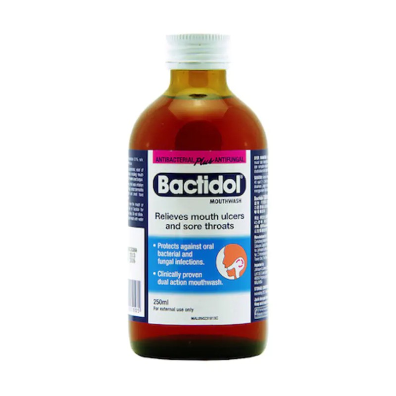 Bactidol Mouthwash (250ml) | Shopee Singapore