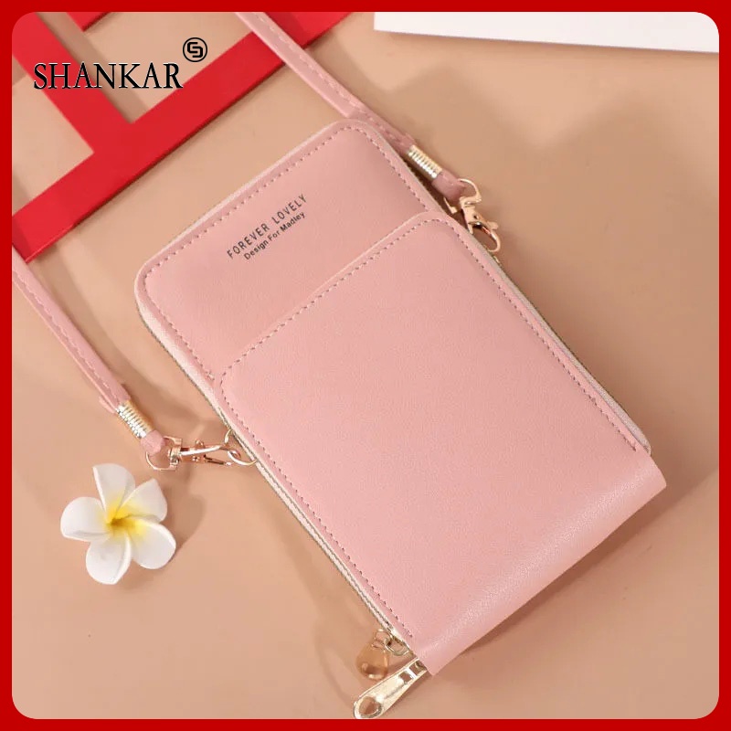 Women's single shoulder bag women's single shoulder bag Korean fashion single shoulder bag women's handbag single shoulder bag women's purse 2021 new touch screen mobile phone bag hanging bag mobile p