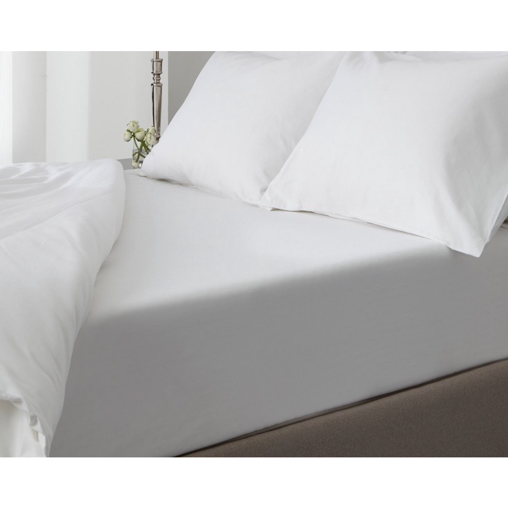 Hotel Quality Flat Sheet | Plain White | Combed Cotton | 1000 Thread ...