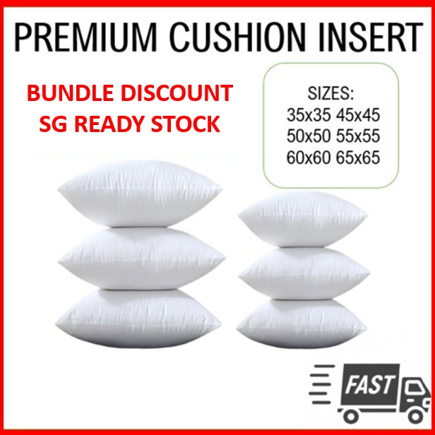 🔥SG READY STOCK🔥 PREMIUM FLUFFY CUSHION INSERT PILLOW | DIFFERENT ...