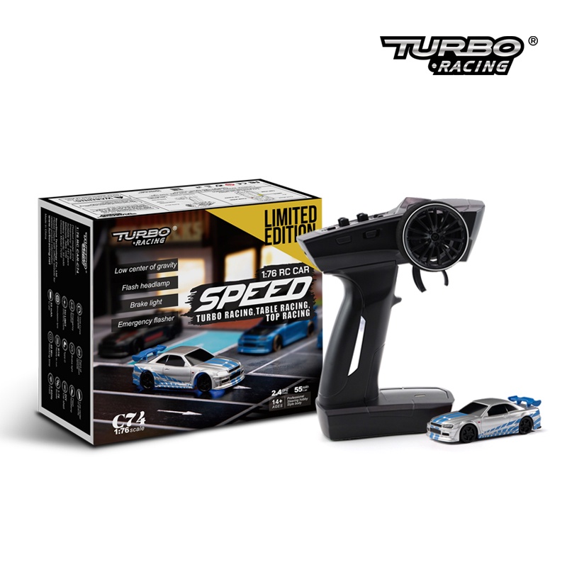Turbo Racing 1:76 C64 C73 C72 C74 Drift RC Car With Gyro Radio