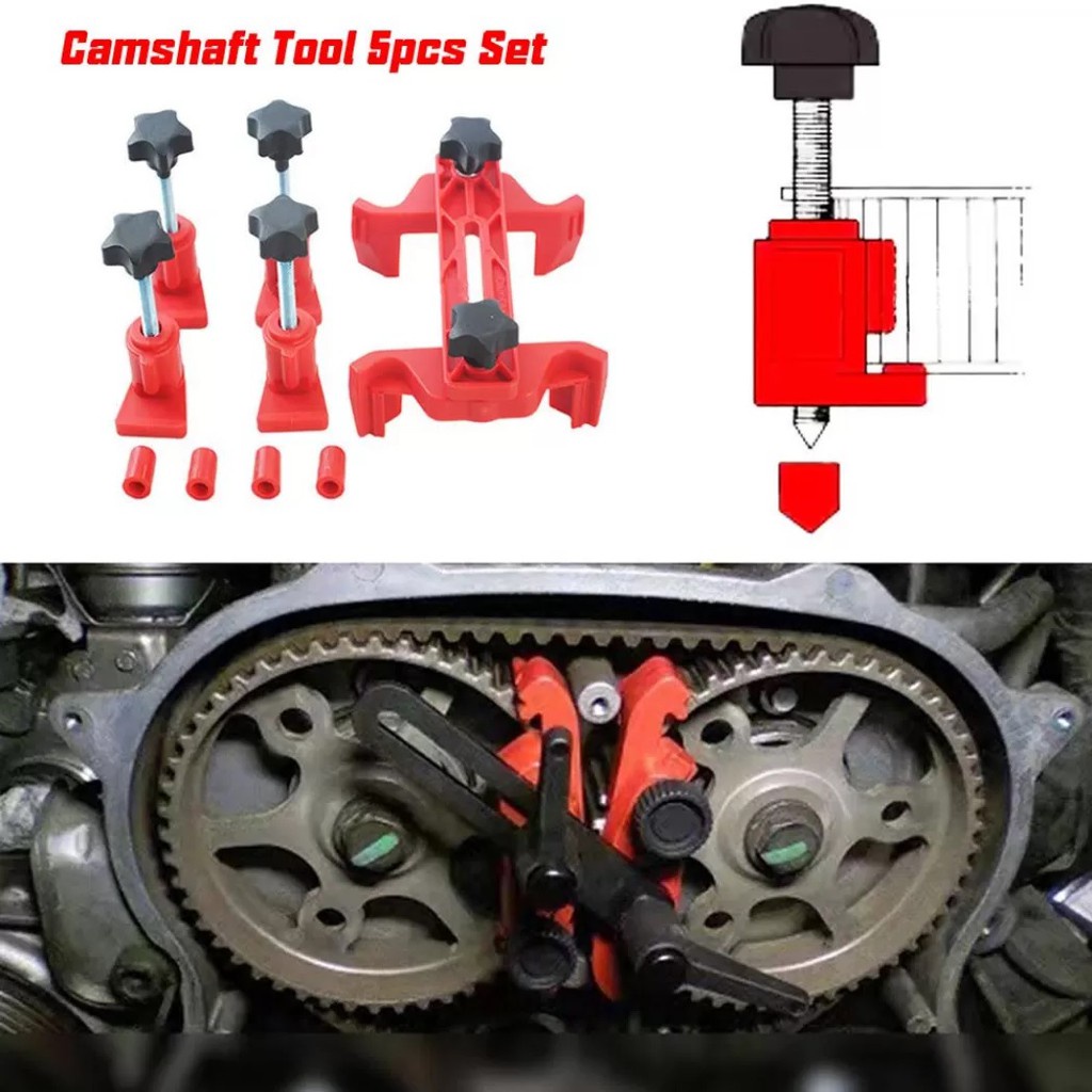 Universal 5 Piece Camshaft lock Tool 5 Pcs Cam Camshaft Lock Holder ...