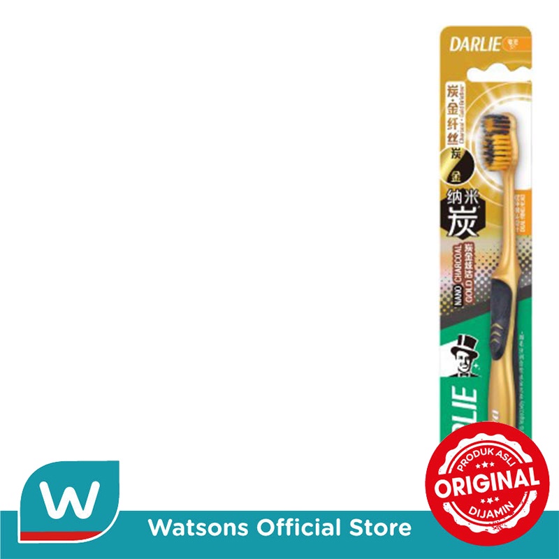 Darlie Tooth Brush Gold Charcoal 1'S - Gambar 2