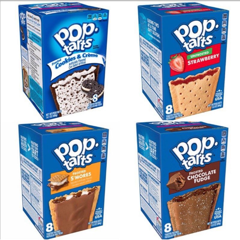 Kelloggs Pop Tarts Frosted Choclate - 384 g