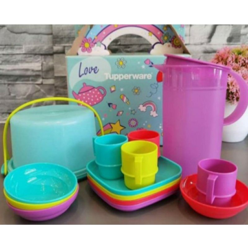 Tupperware Mini masak Set with box | Mainan Masak-Masak | Shopee Singapore