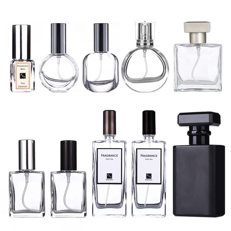 【18 Styles】Luxury Spray Perfume Bottle Empty Glass Atomizer Travel Size