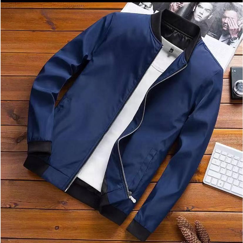 Myron Fashion Korean Style Bomber Jacket unisex casual menswear ...